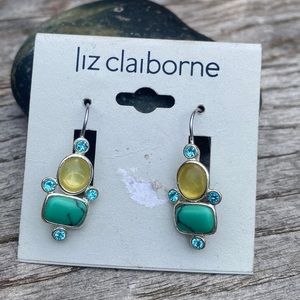 liz claiborne semi precious earrings